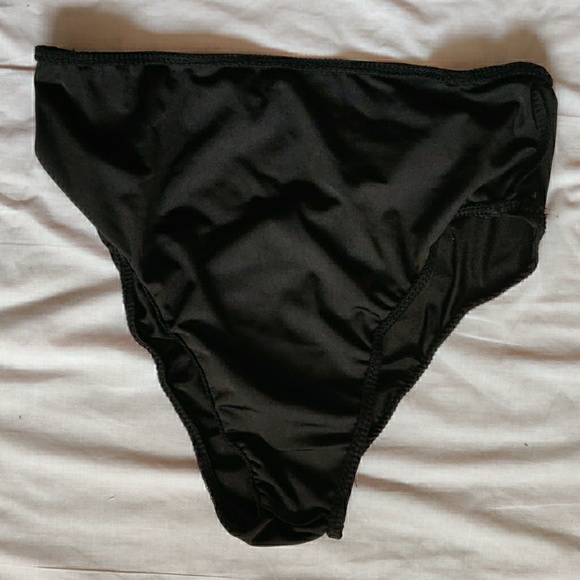 Bandeau high waist black bikini nwot - Picture 3 of 8